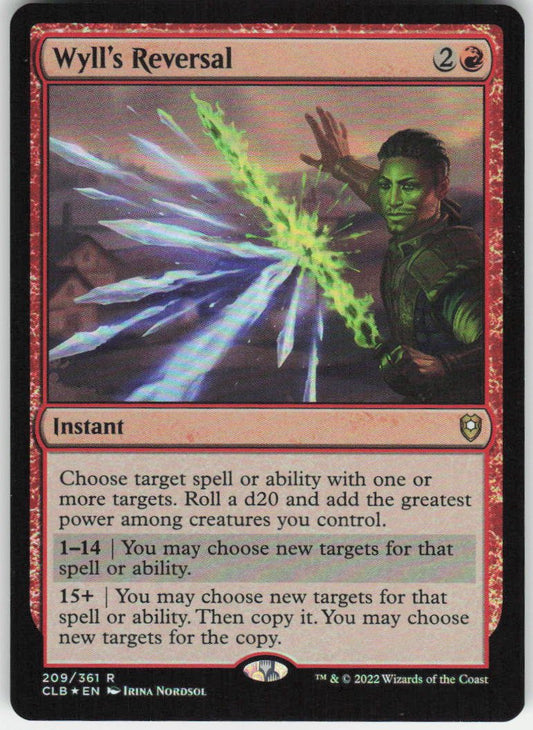 Wyll's Reversal (Foil) R Commander Legends: Battle for Baldur's Gate 209 NM