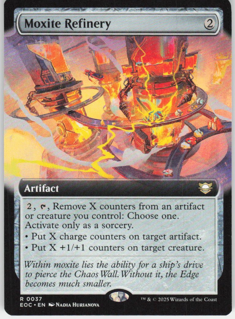 Moxite Refinery (Extended Art) R Commander: Edge of Eternities 37 NM