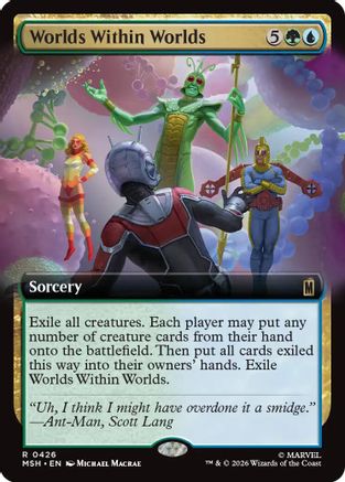 Worlds Within Worlds (Extended Art) 426 Foil Rare Marvel Super Heroes NM/M