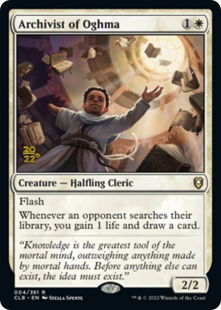 Archivist of Oghma 4 Foil Rare Prerelease Cards NM/M