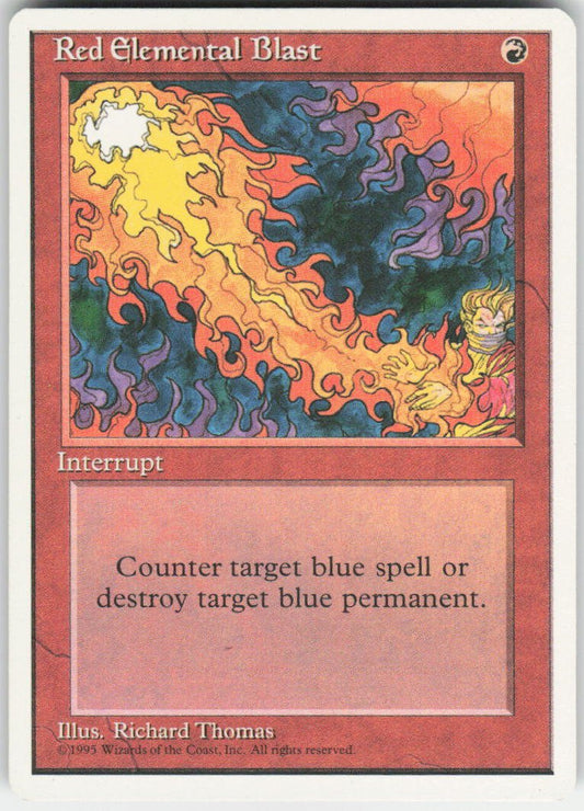Red Elemental Blast C Fourth Edition NM