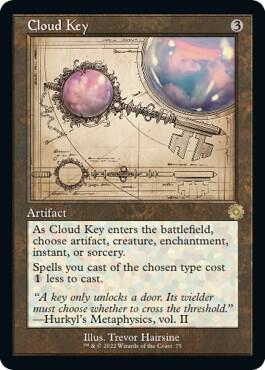 Cloud Key (Schematic) 75 Rare The Brothers' War: Retro Frame Artifacts NM/M
