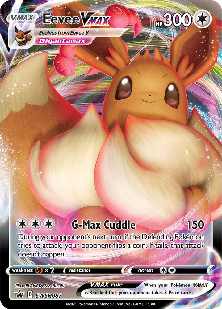 Eevee VMAX SWSH087 Promo Sword & Shield Promo Holo NM/M