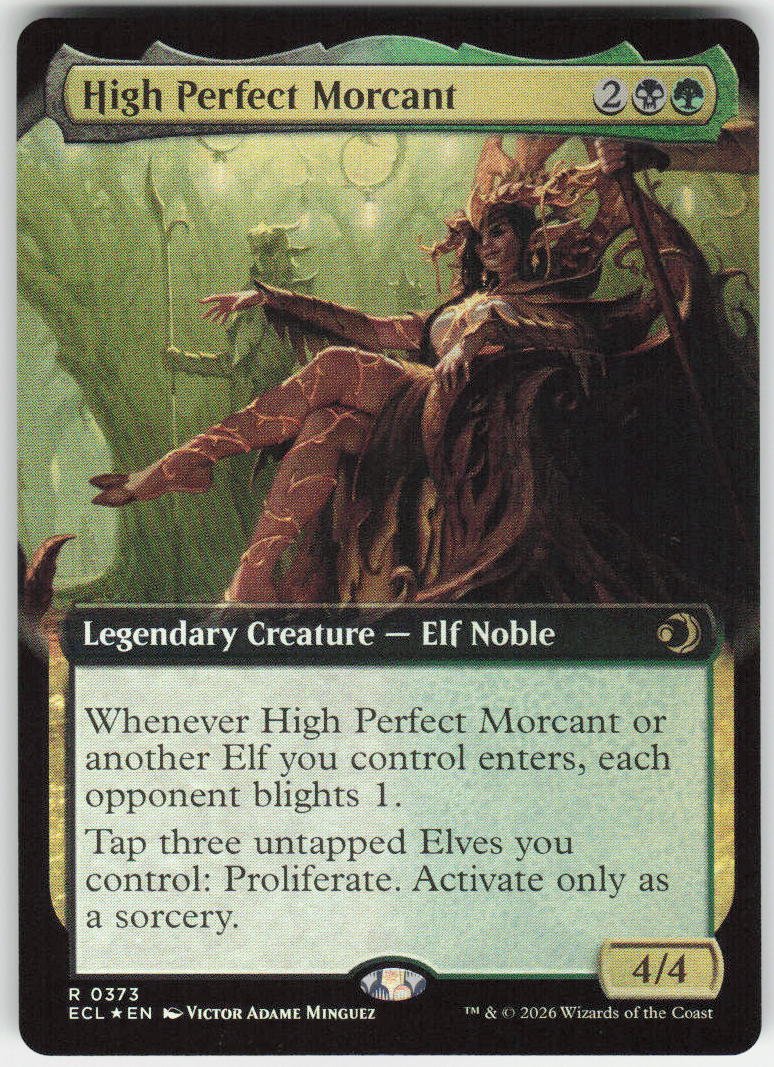 High Perfect Morcant (Extended Art Foil) R Lorwyn Eclipsed 373 NM