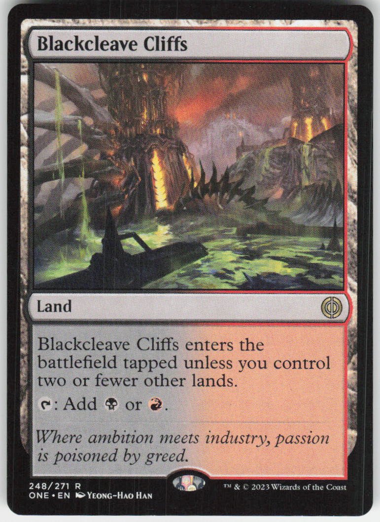Blackcleave Cliffs R Phyrexia: All Will Be One 248 NM