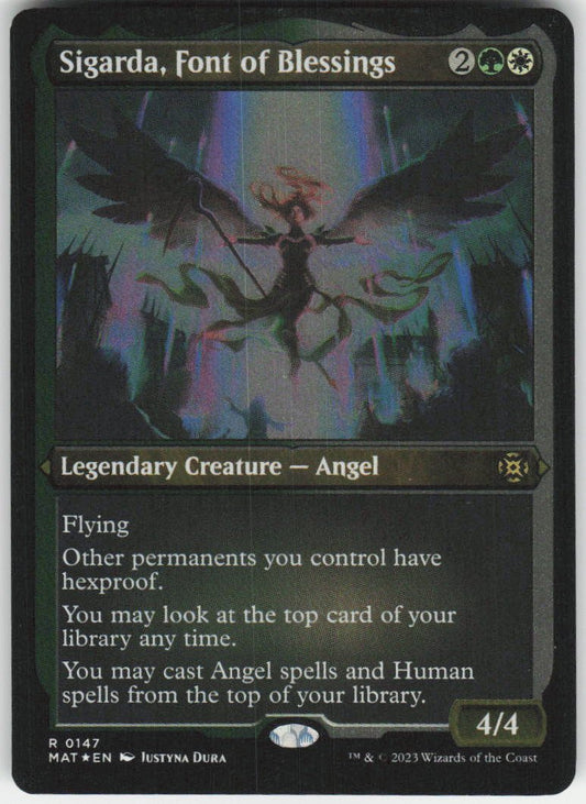 Sigarda, Font of Blessings (Foil Etched) R March of the Machine: The Aftermath 147 NM