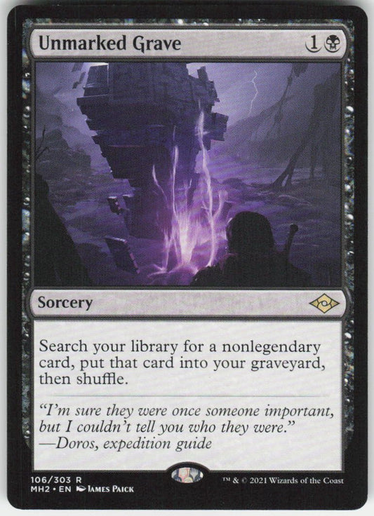 Unmarked Grave R Modern Horizons 2 106 NM