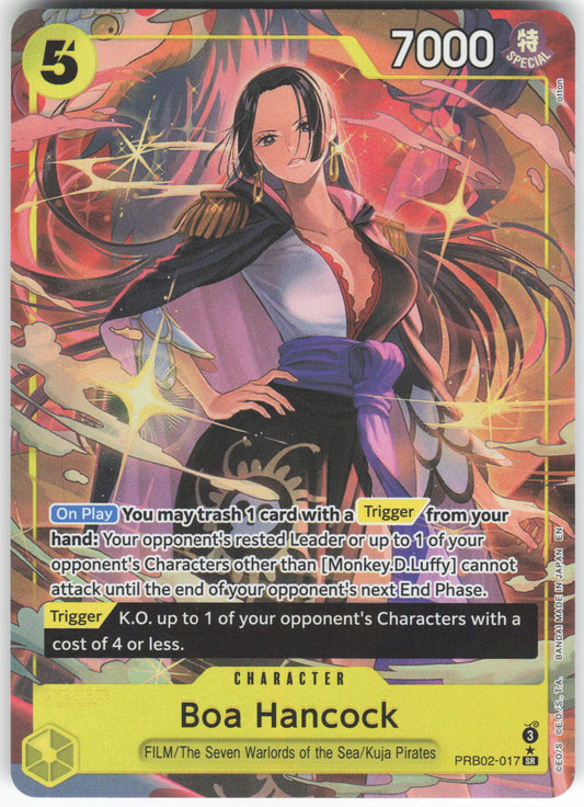 Boa Hancock (Alternate Art) SR Premium Booster -The Best- Vol. 2 PRB02-017 NM