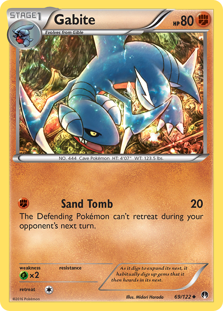 Gabite 69/122 Uncommon BREAKpoint NM/LP