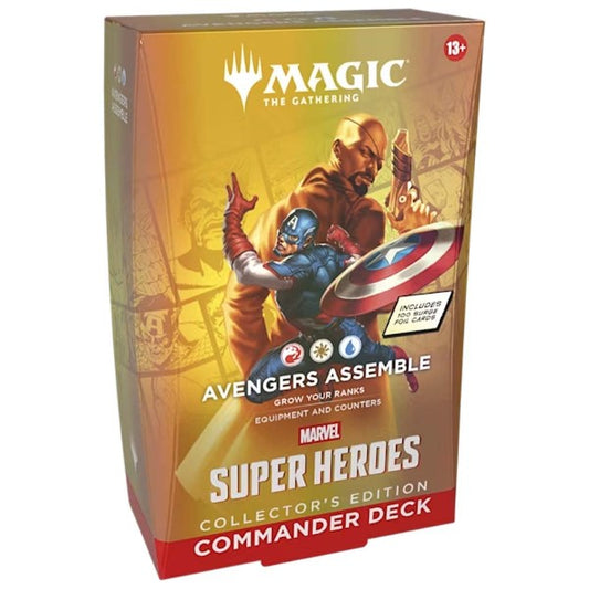 PREORDER: Magic: The Gathering | Marvel Super Heroes - Collector Commander Deck - Avengers Assemble