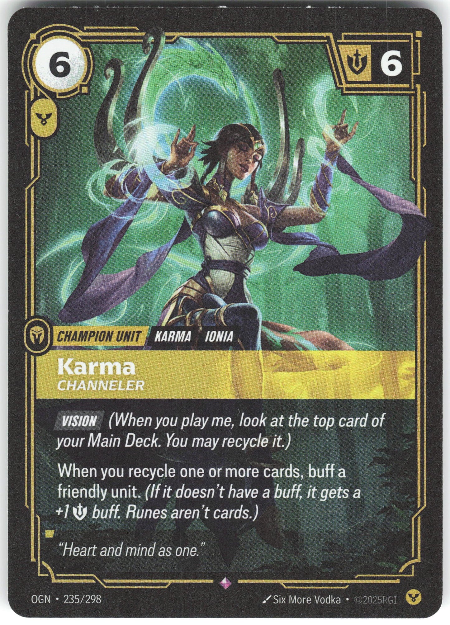 Karma - Channeler Rare Origins 235/298 NM