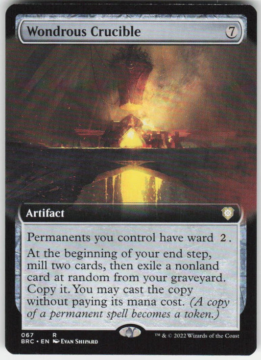 Wondrous Crucible (Extended Art) R Commander: The Brothers' War 67 NM