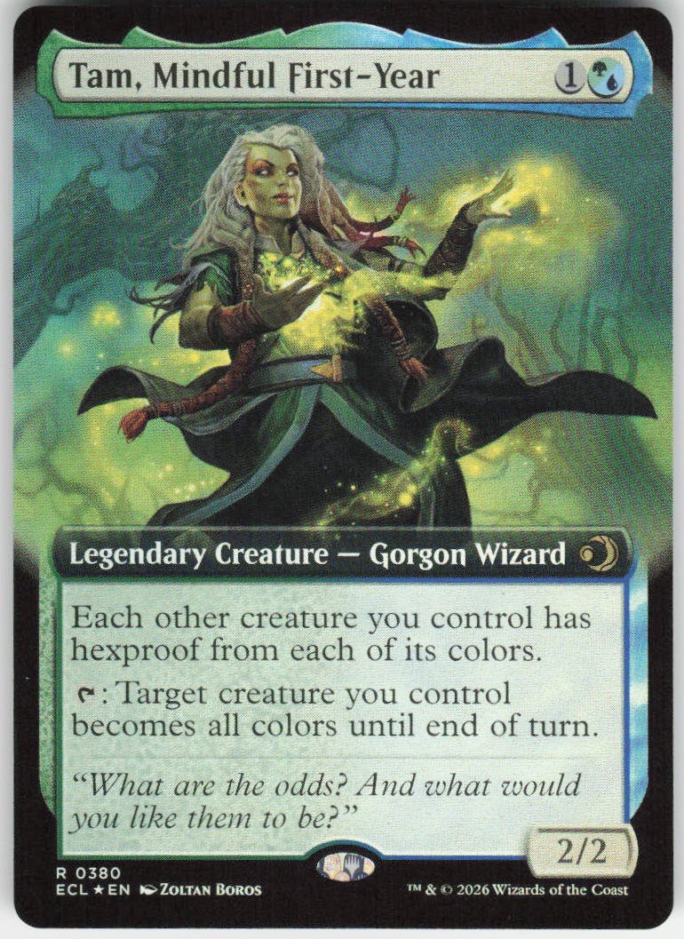 Tam, Mindful First-Year (Extended Art Foil) R Lorwyn Eclipsed 380 NM
