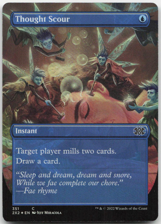 Thought Scour (Borderless) C Double Masters 2022 351 NM
