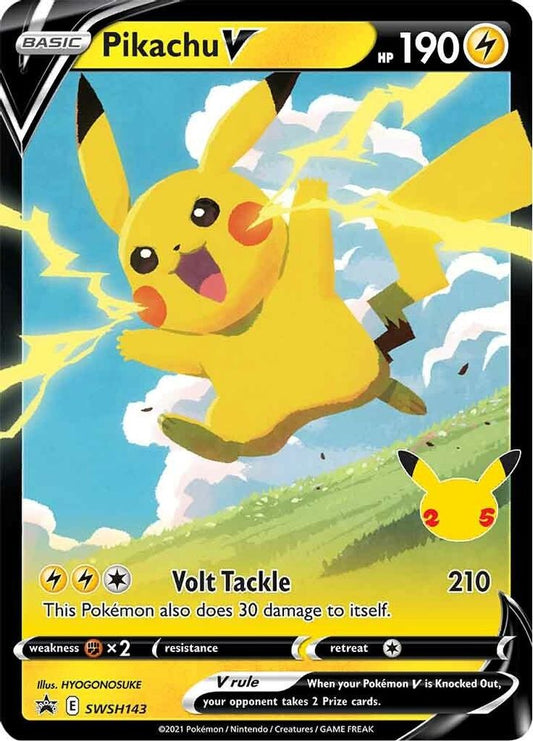 Pikachu V SWSH143 Promo Sword & Shield Promo Holo NM/M