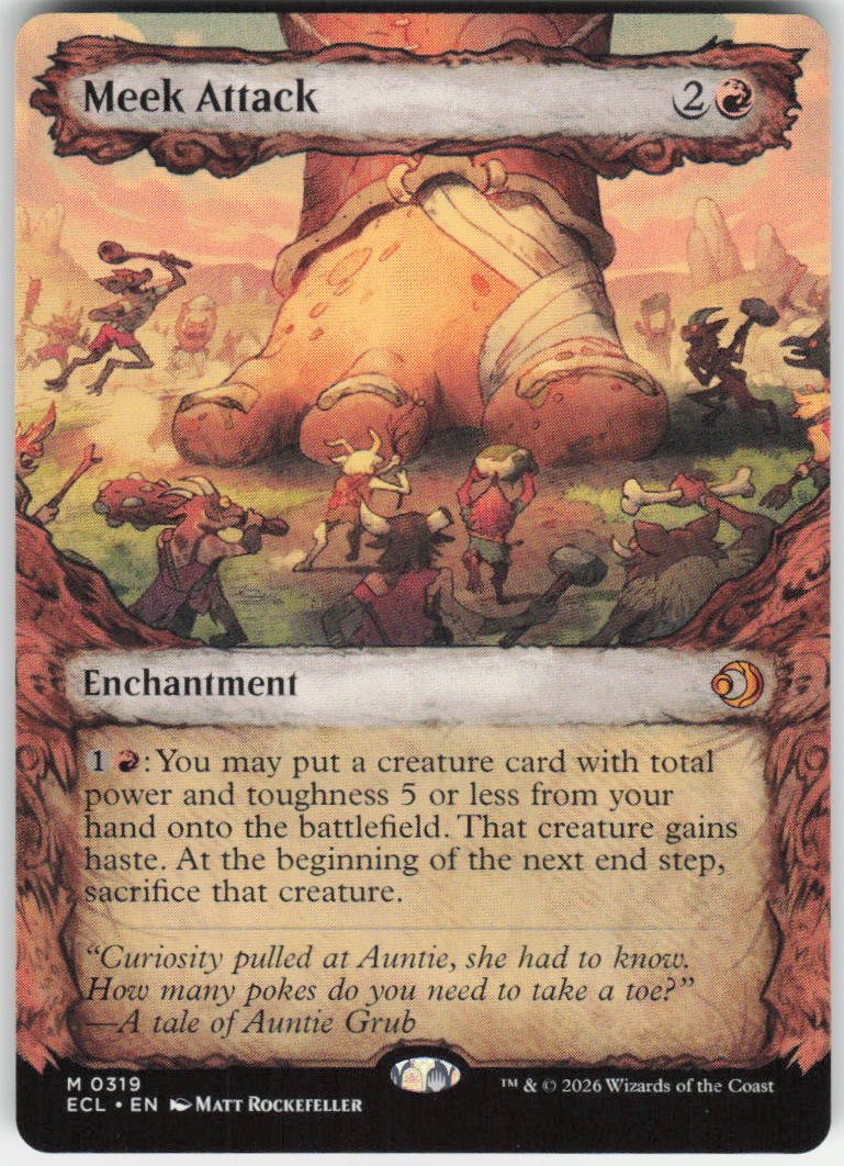 Meek Attack (0319) (Showcase) M Lorwyn Eclipsed 319 NM