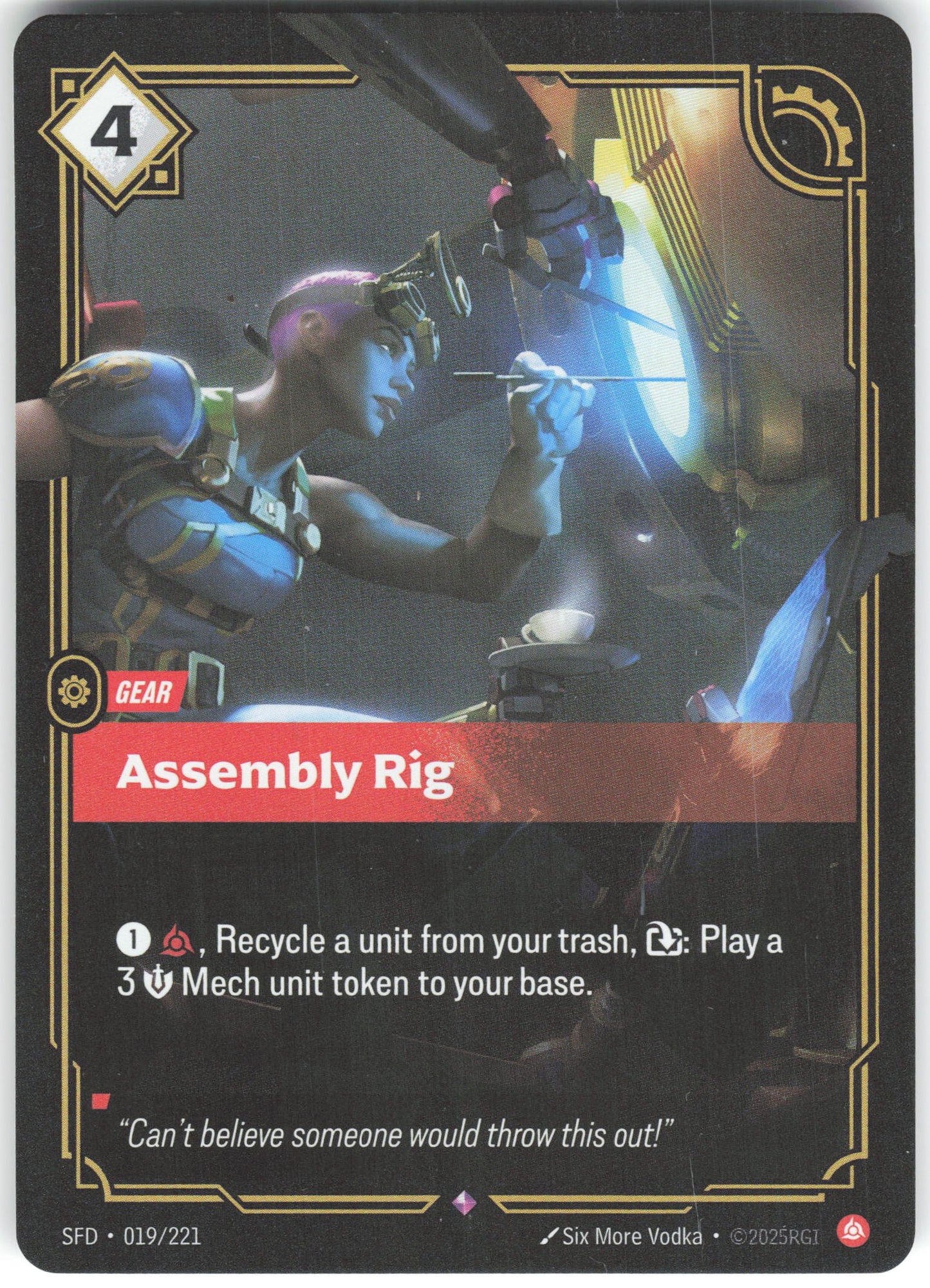 Assembly Rig Rare Spiritforged 019/221 NM