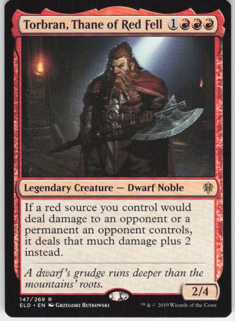 Torbran, Thane of Red Fell R Throne of Eldraine 147 NM