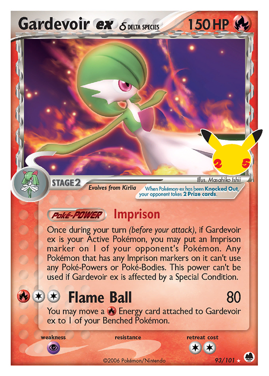 Gardevoir ex 93/101 Classic Collection Celebrations: Classic Collection NM/M