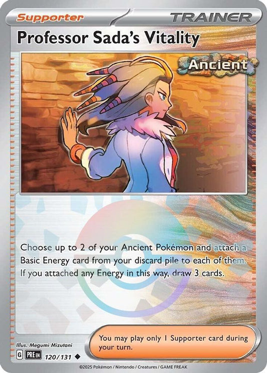 Professor Sada's Vitality (Poke Ball Pattern) 120/131 Prismatic Evolutions NM/M