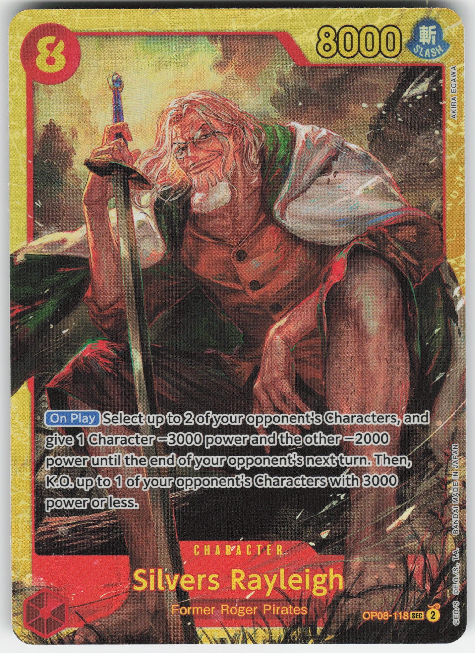 Silvers Rayleigh SEC Two Legends OP08-118 NM