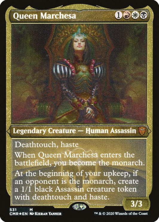 Queen Marchesa (Foil Etched) 531 Mythic Commander Legends NM/M
