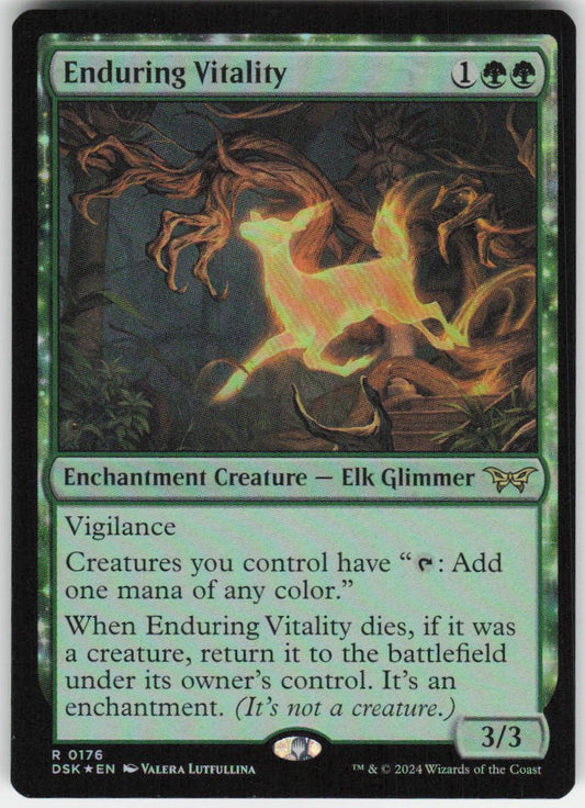 Enduring Vitality R Duskmourn: House of Horror 176 NM