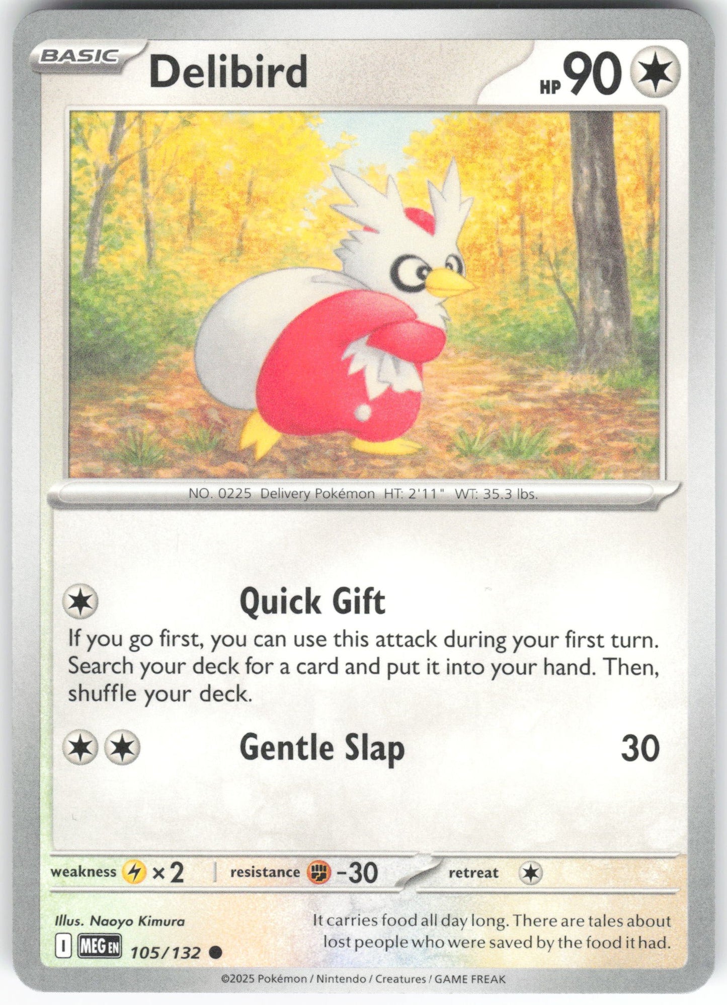 Delibird - Common ME01: Mega Evolution 105/132 NM