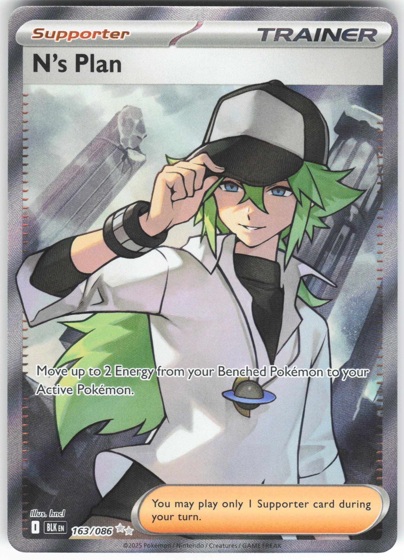 N's Plan - Ultra Rare SV: Black Bolt 163/086 NM