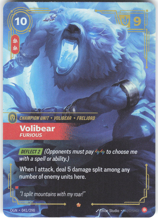 Volibear - Furious Epic Origins 041/298 NM