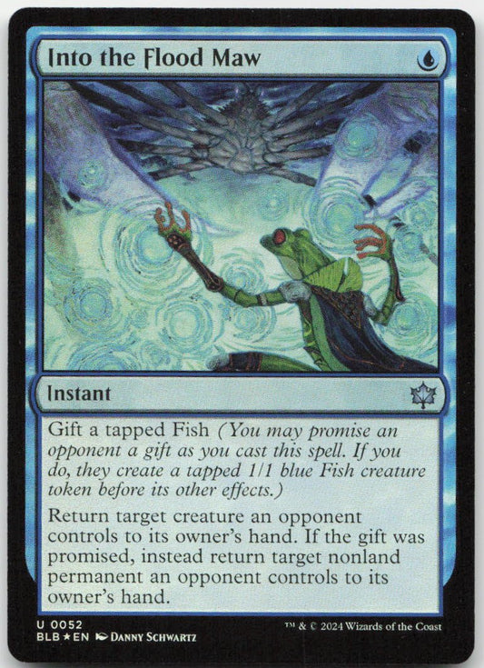 Into the Flood Maw U Bloomburrow 52 NM