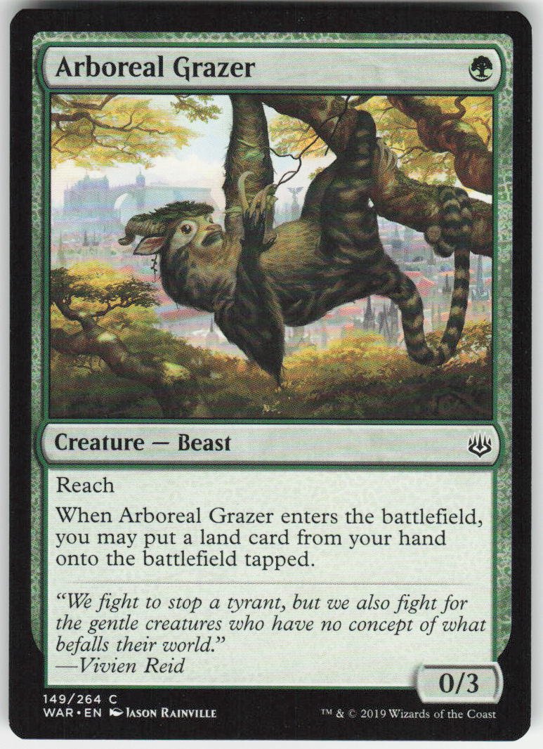 Arboreal Grazer C War of the Spark 149 NM