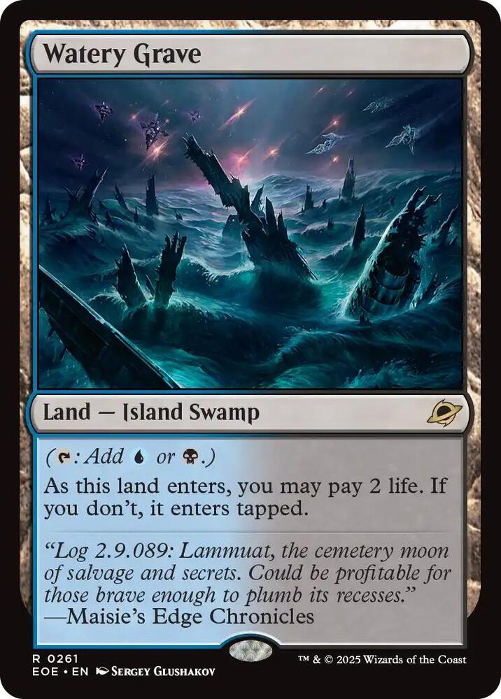 Watery Grave 261 Rare Foil Edge of Eternities NM/M