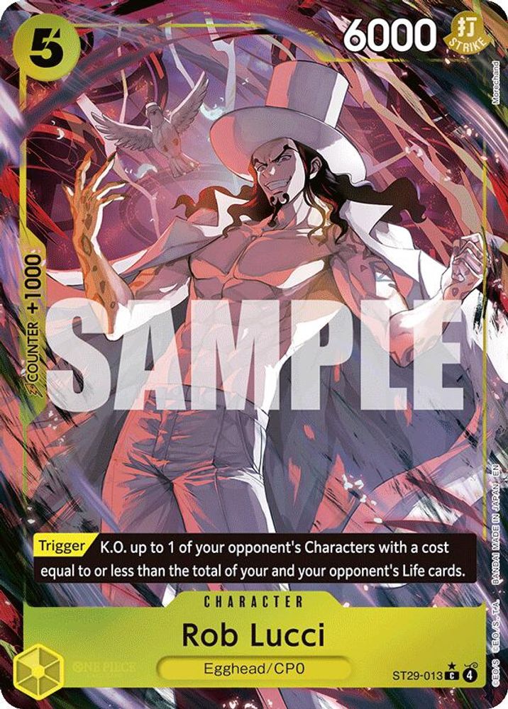 Rob Lucci (Full Art) ST29-013 Common Starter Deck 29: Egghead NM/M
