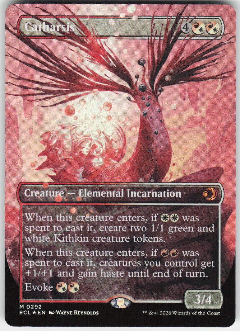 Catharsis (Borderless Foil) M Lorwyn Eclipsed 292 NM