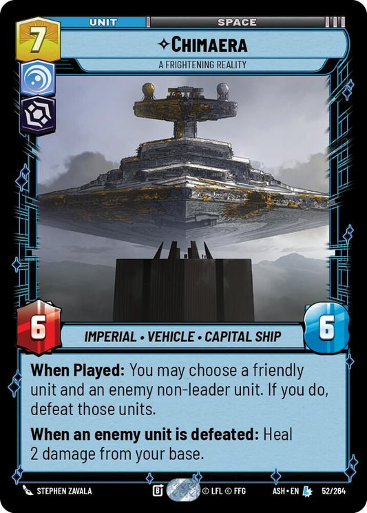 Chimaera - A Frightening Reality 52/264 Legendary Ashes of the Empire NM/M