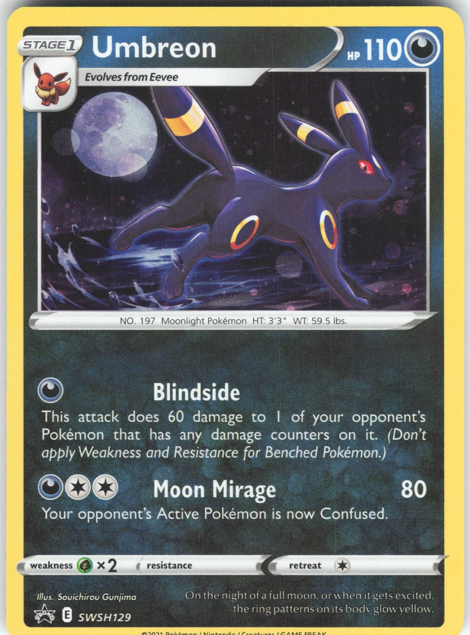 Umbreon - Promo SWSH: Sword & Shield Promo Cards SWSH129 NM