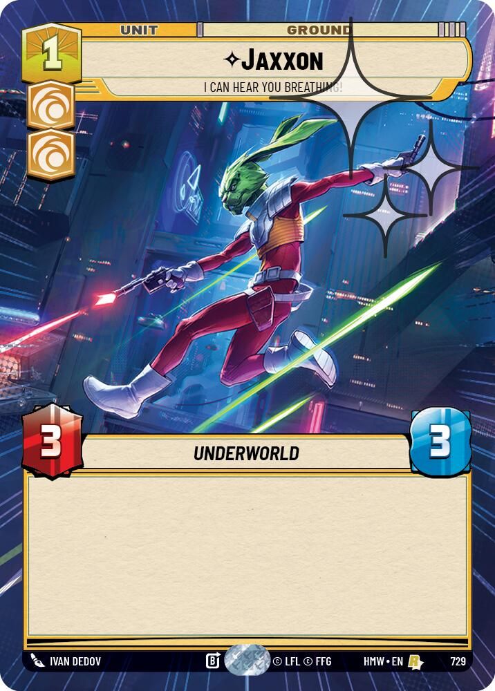Jaxxon - I Can Hear You Breathing! (Hyperspace Foil) 729 Rare Homeworlds NM/M