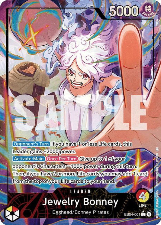 Jewelry Bonney (Alternate Art) EB04-001 Leader Adventure on Kami's Island NM/M