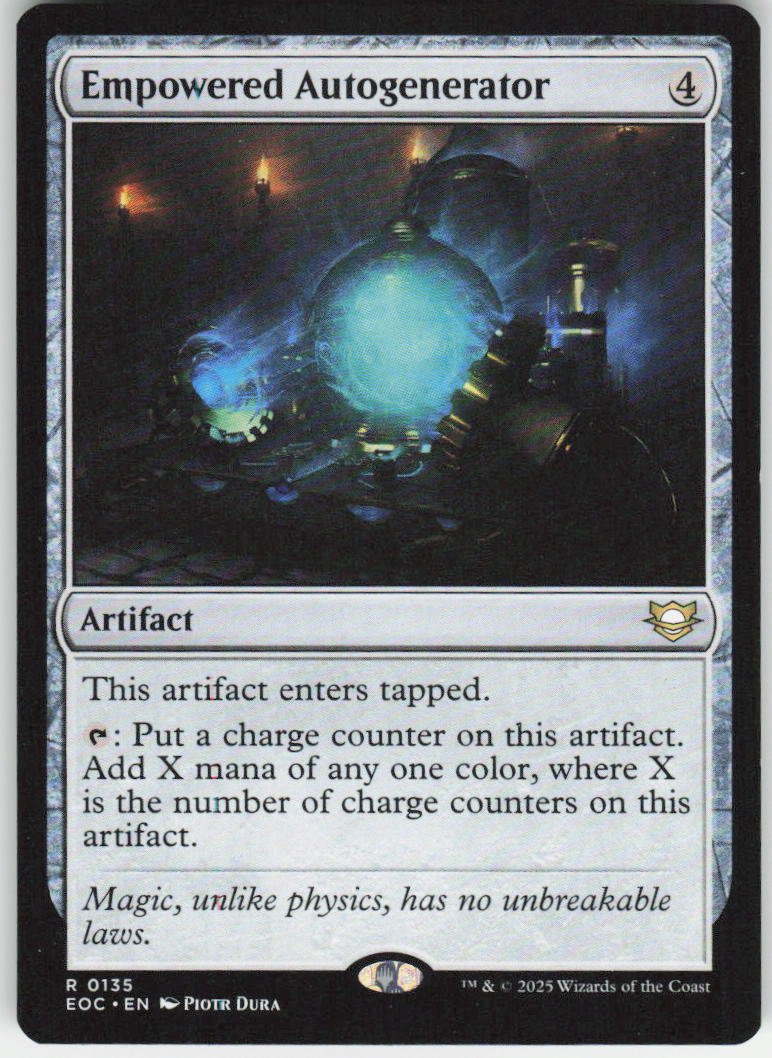 Empowered Autogenerator R Commander: Edge of Eternities 135 NM