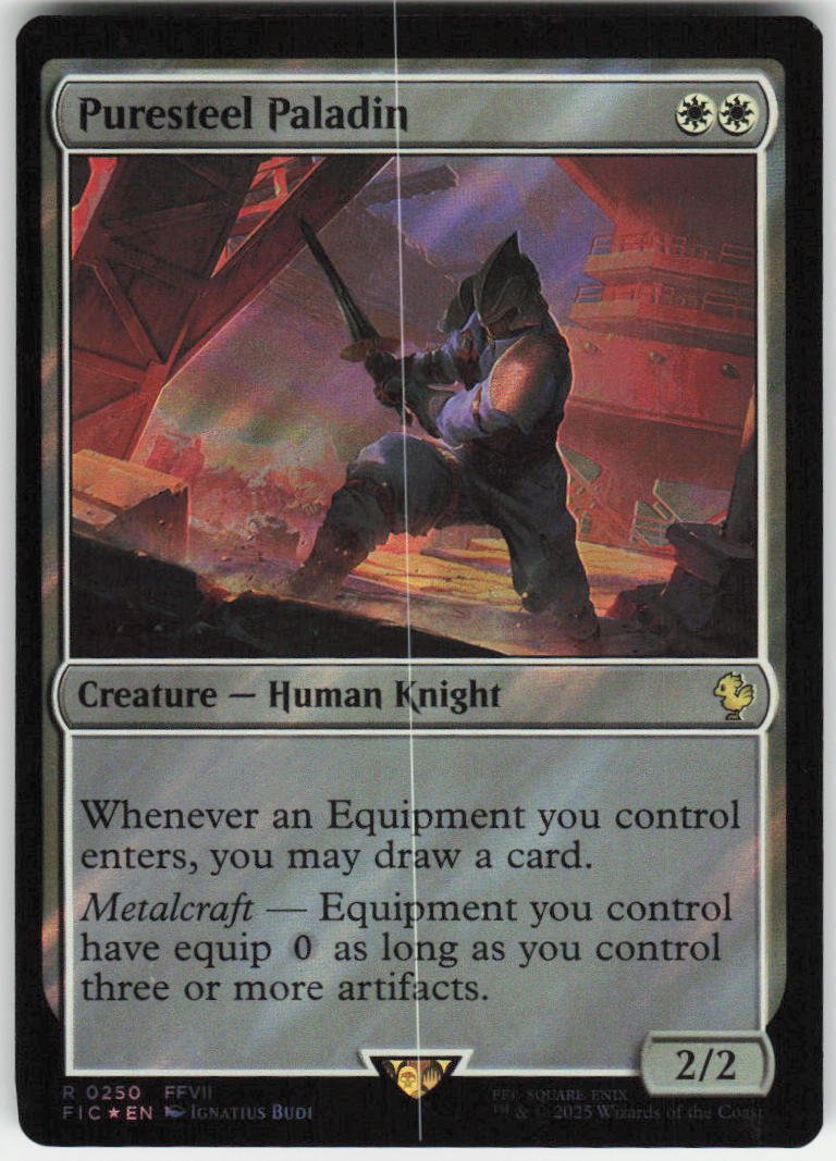 Puresteel Paladin (Surge Foil) R Commander: FINAL FANTASY 250 NM