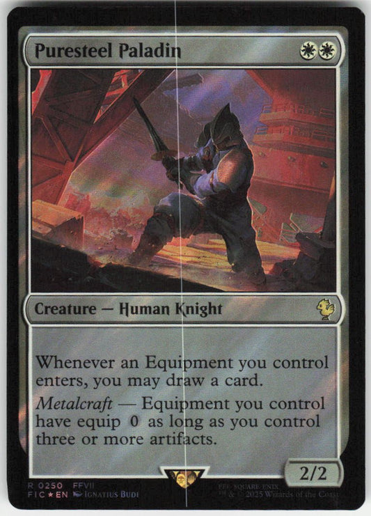 Puresteel Paladin (Surge Foil) R Commander: FINAL FANTASY 250 NM