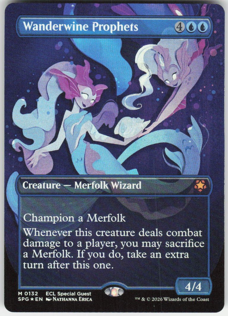 Wanderwine Prophets (Borderless Foil) M Special Guests 132 NM