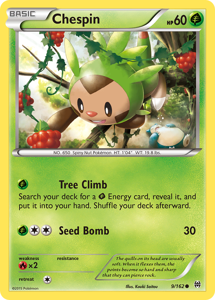 Chespin 9/162 Common BREAKthrough NM/LP