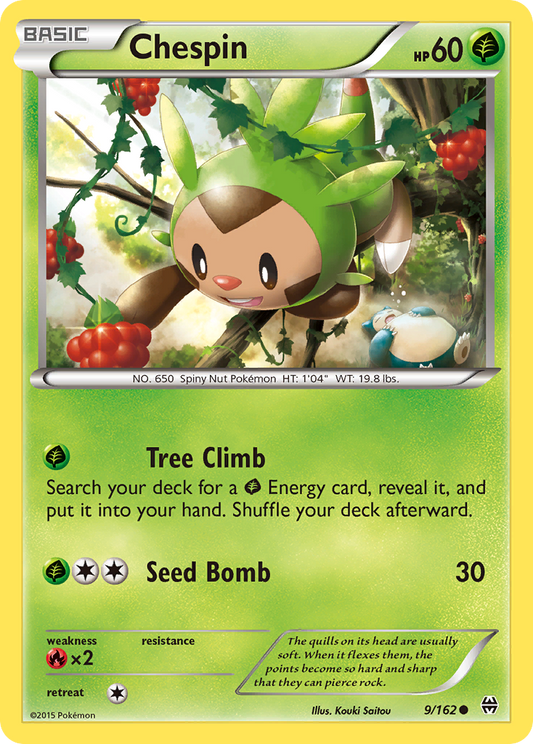 Chespin 9/162 Common BREAKthrough NM/LP