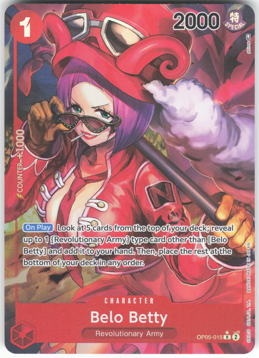Belo Betty (015) (Alternate Art) R Awakening of the New Era OP05-015 NM