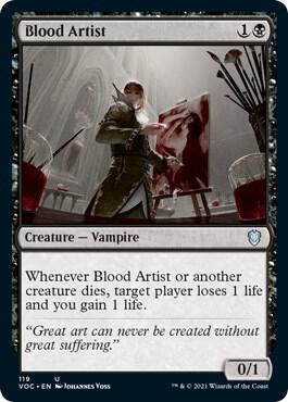 Blood Artist 119 Uncommon Commander: Innistrad: Crimson Vow NM/M