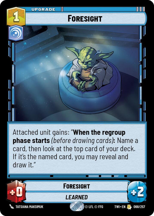 Foresight 068/257 Rare Foil Twilight of the Republic NM/M