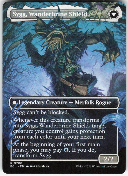 Sygg, Wanderwine Wisdom (Borderless) R Lorwyn Eclipsed 288 NM (Back)