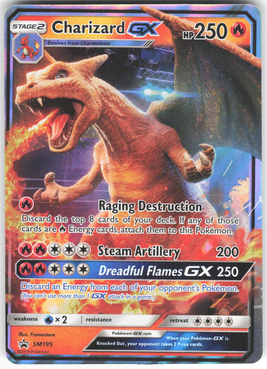 Charizard GX (OC) - SM195 Promo Sun & Moon Promo Holo NM/M